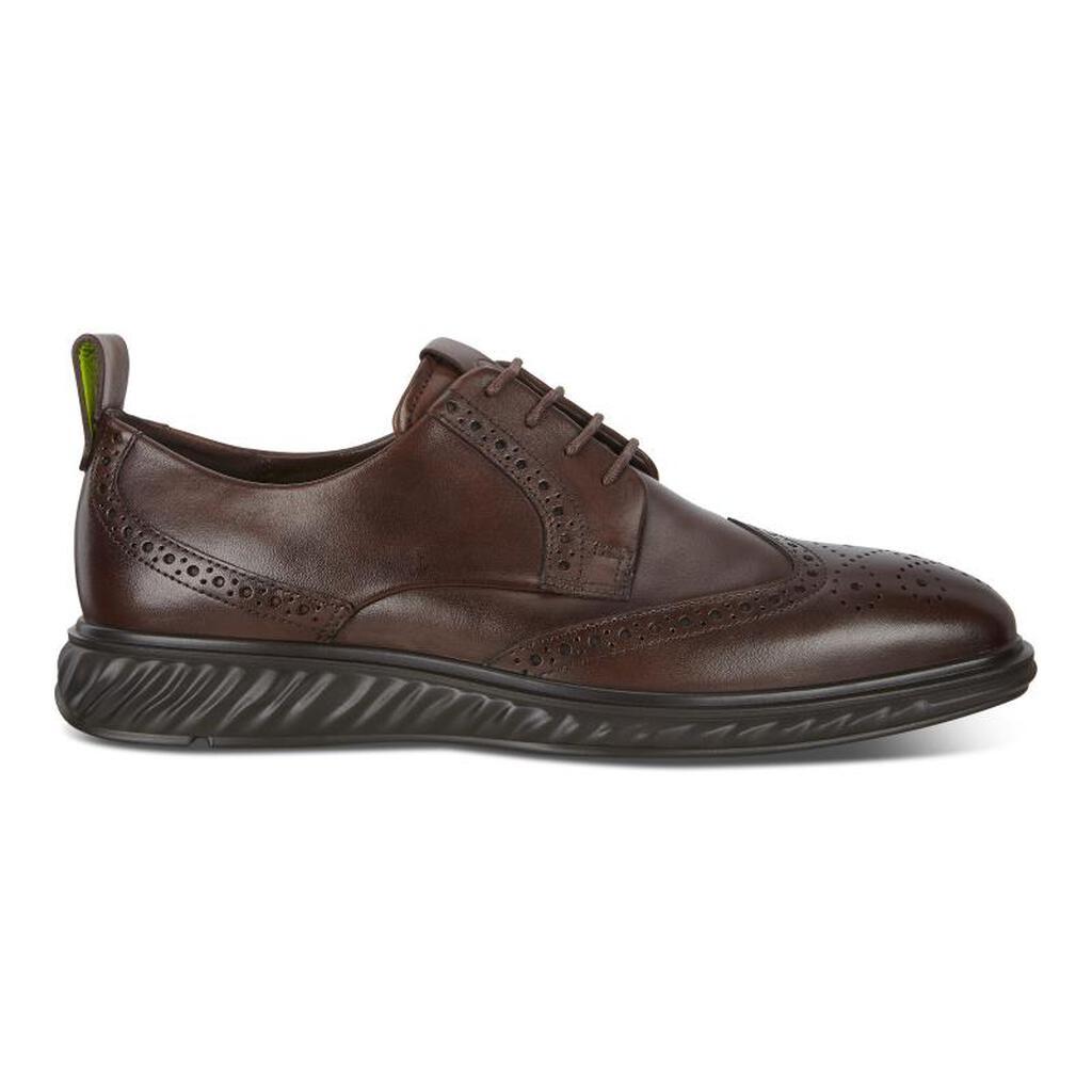 Chaussure Habillée Ecco St.1 Hybrid Lite Wingtip Brogue Homme Marron 4073-FUNJZ